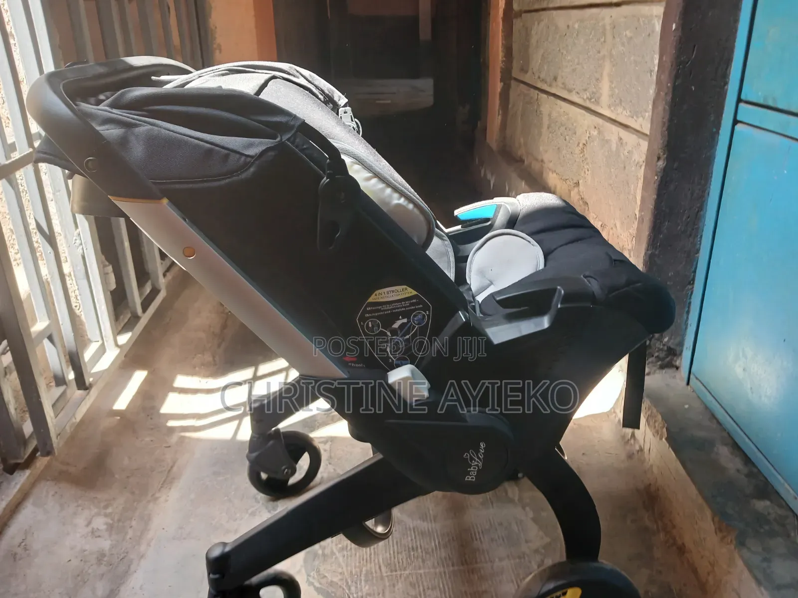 4 in 1 Stroller + a Free Portable and Foldable Baby Cosleeper With Net