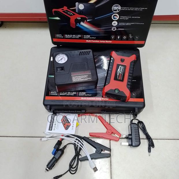 New Car Portable Jump-Starter Kit With Air Compressor - thumbnail 2
