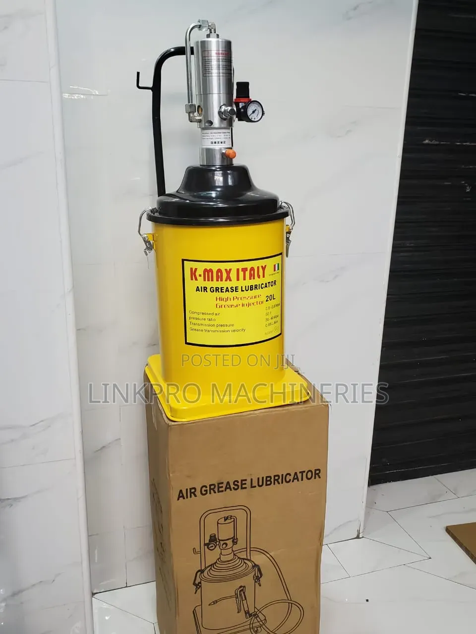 20 Litres Kmax Italy Pneumatic Grease Lubricator Bucket