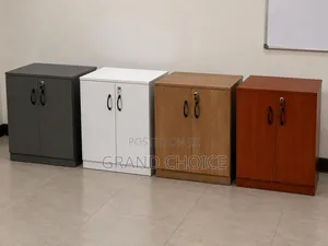 2 Door Office Storage Cabinet – Lockable Wooden Filing Cabinet