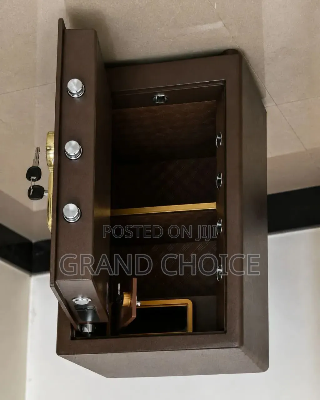 Secure Steel Digital & Key Lock Safe Box