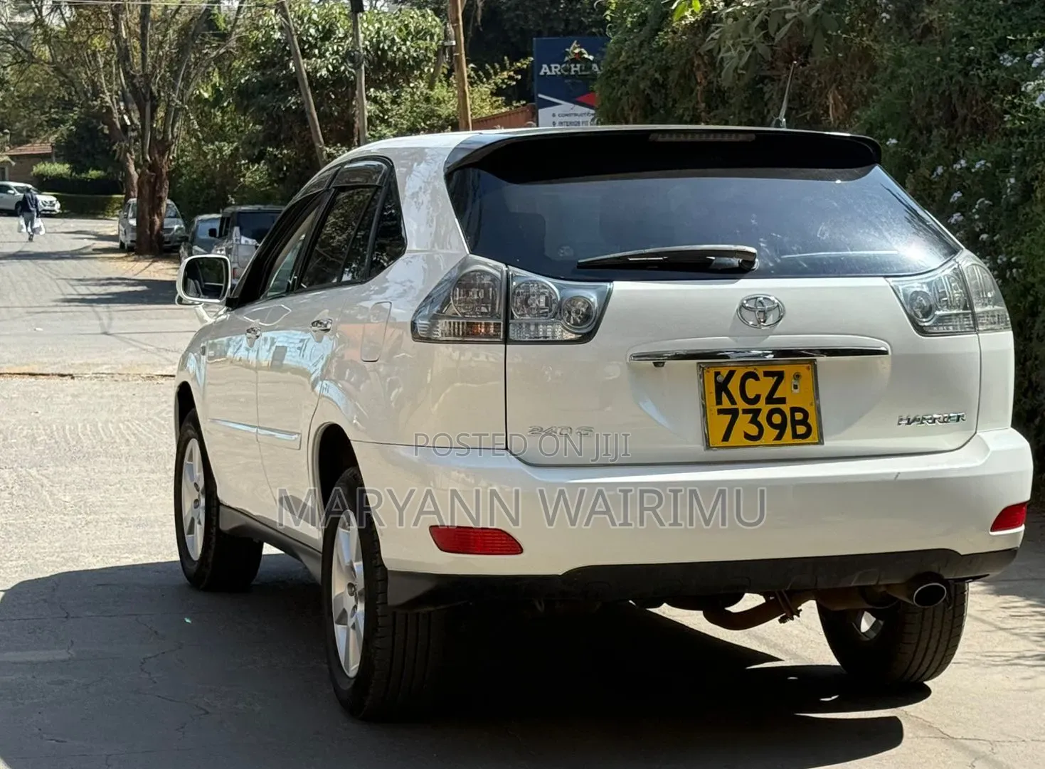 Toyota Harrier 2012 White