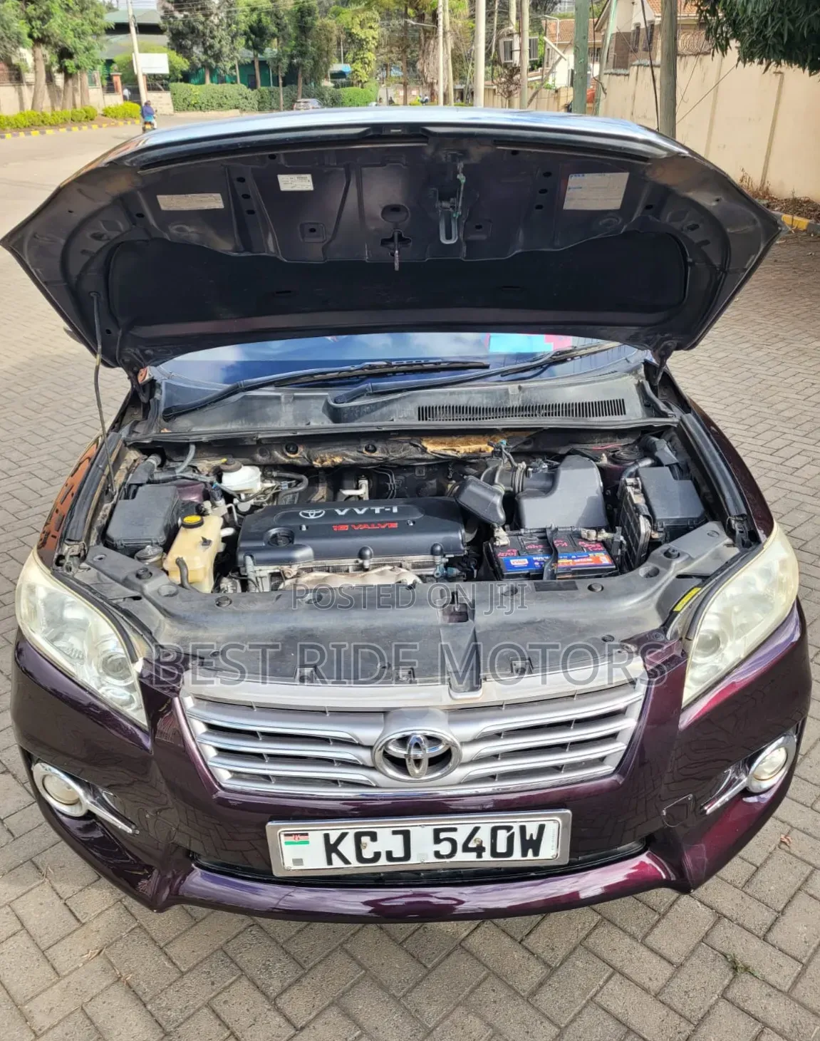 Toyota Vanguard 2011 Burgundy