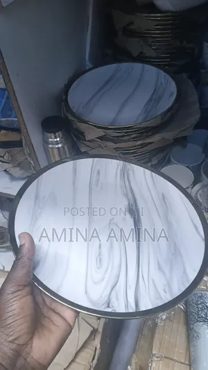 Gold Ring Ceramic Plates