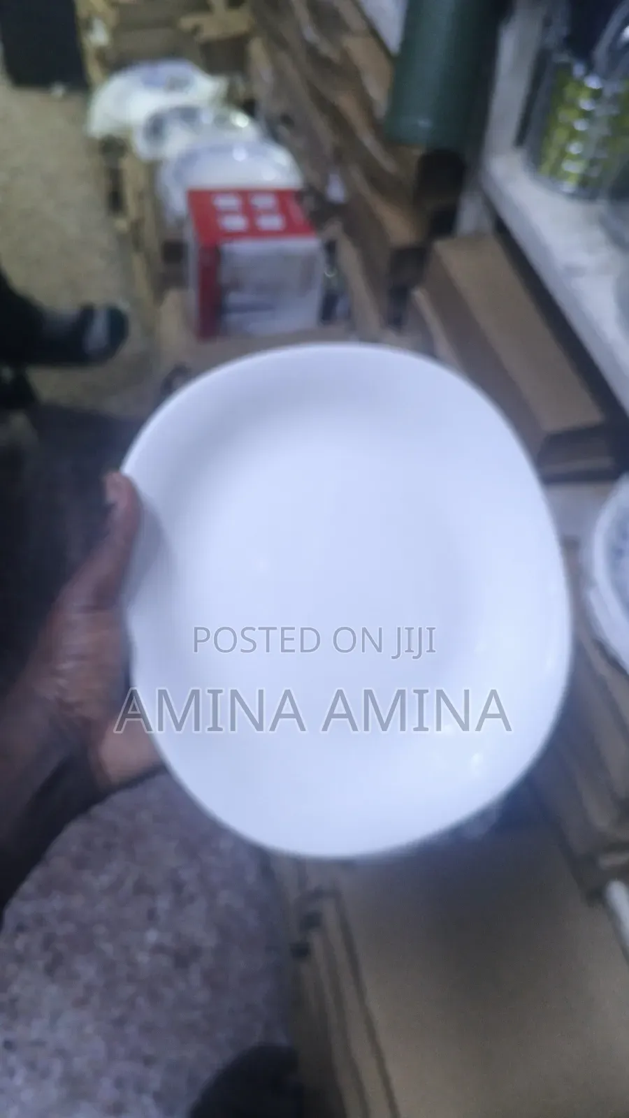 6pc Octagon Ceramic Plates