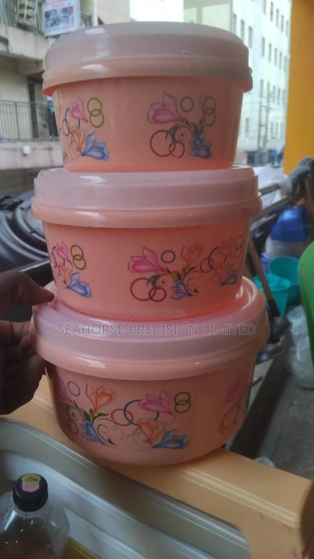 3-Piece Floral Food Storage Container Set