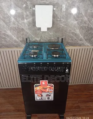 Euroken 50×55 3+1 Gas & Electric Standing Cooker With Electric Oven