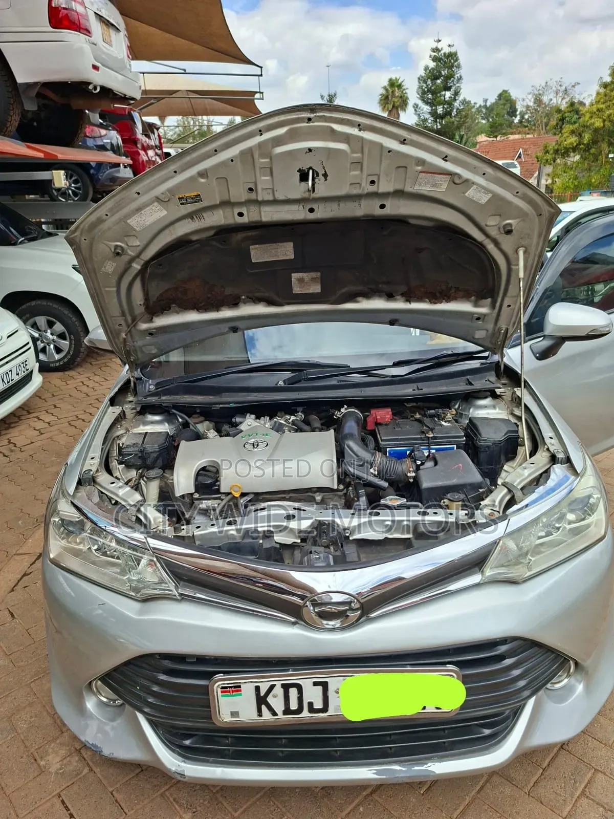 Toyota Corolla Fielder 2015 Silver