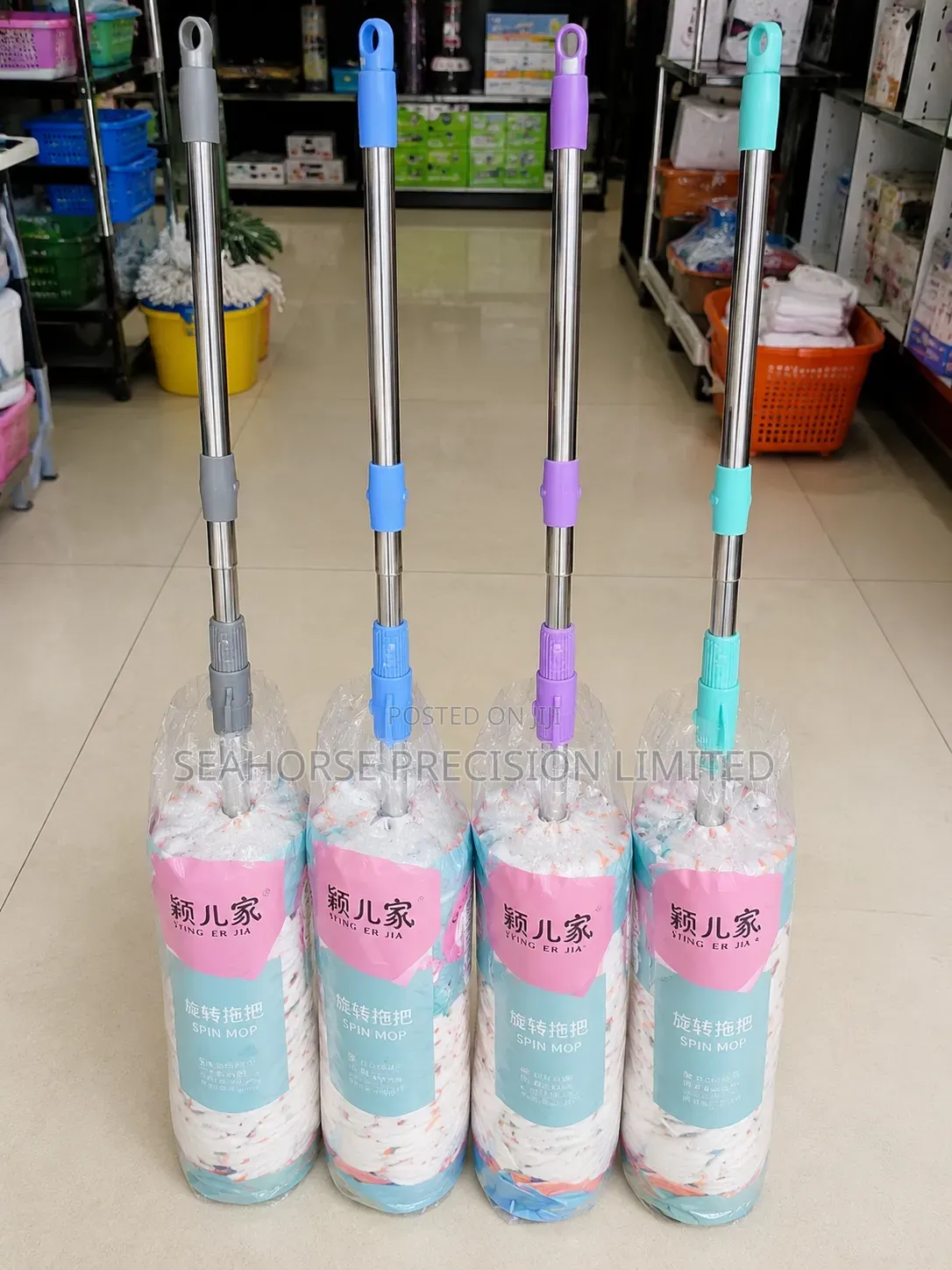 Multipurpose Spin Mop With Stainless Steel Handle