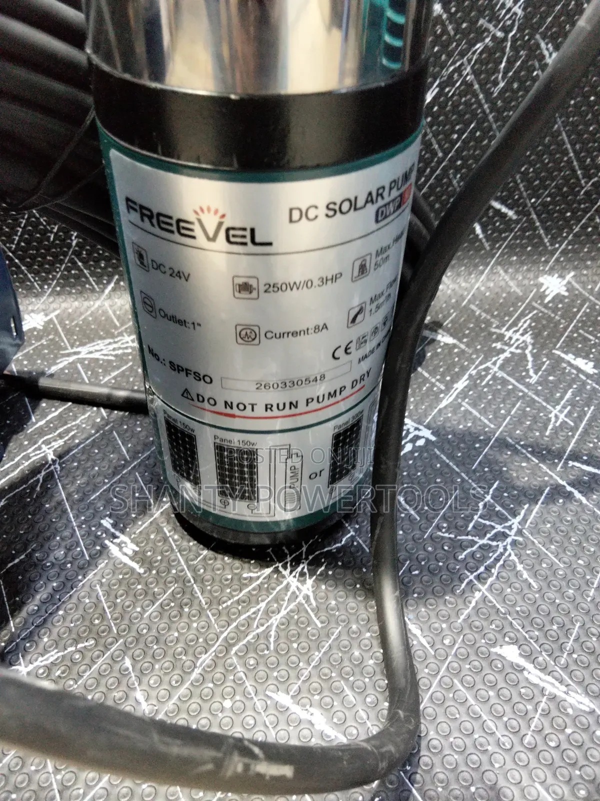 Freevel DC 24v /250w Solar Pump