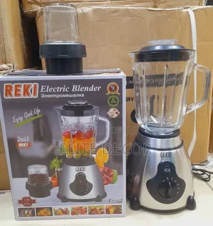 Reki 2 In1 Powerful  Commercial Blender..1.5l Glass Jar