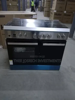 90*60 Haier 6 Burner Cooker Has Wok Burner, Gas Sensor Standing Cooker
