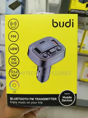 Budi 48W Bluetooth FM Car Transmitter (Model CCT19B / 48W Variant)