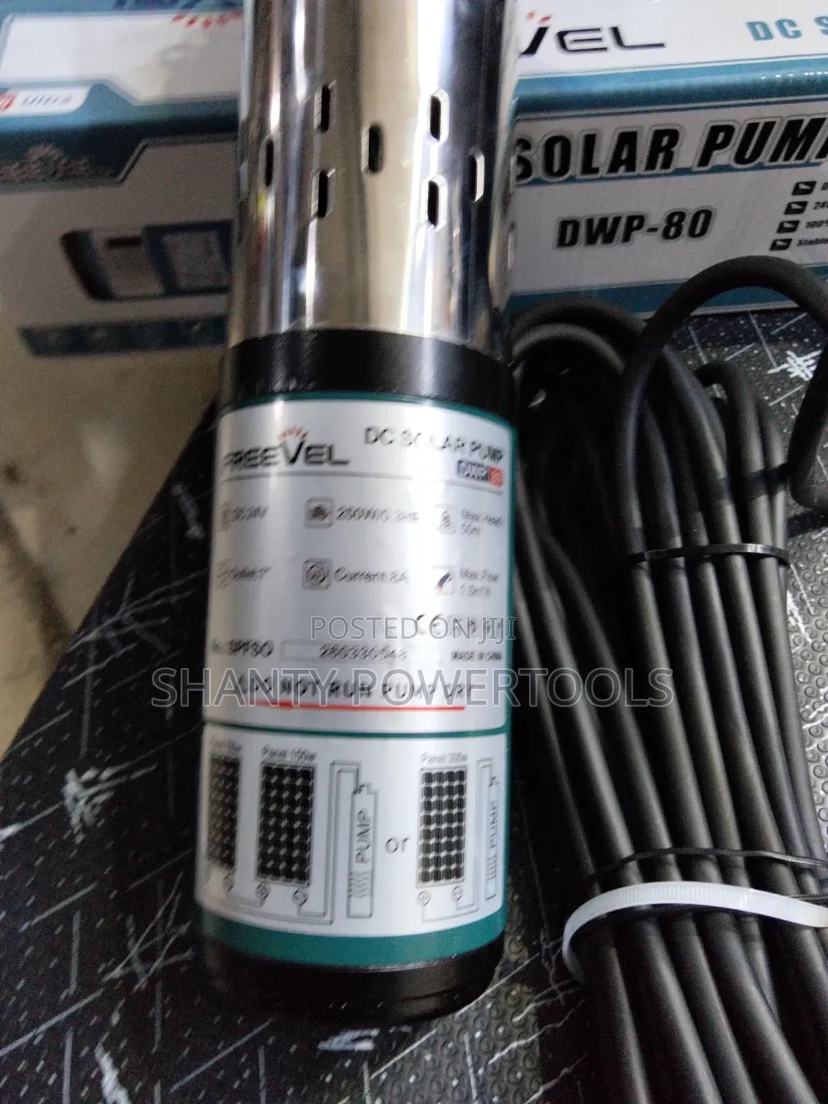 Freevel DC Solar Pump 250w/0.3hp