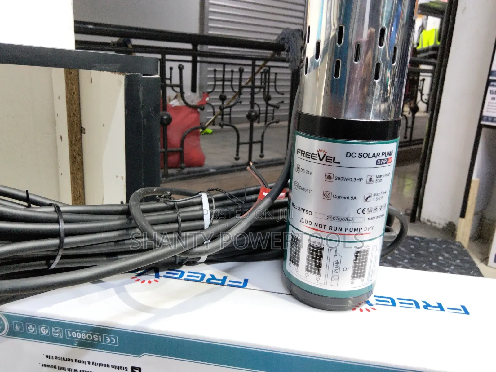 Freevel DC Solar Pump 0.3hp/50mhead