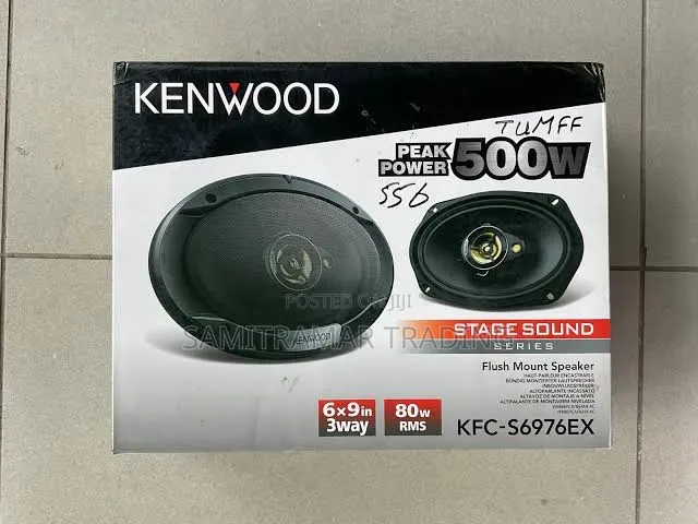 KFC-S6976ex Kenwood 6"X9" 3-Way Coaxial in-Car Speakers 500w Max