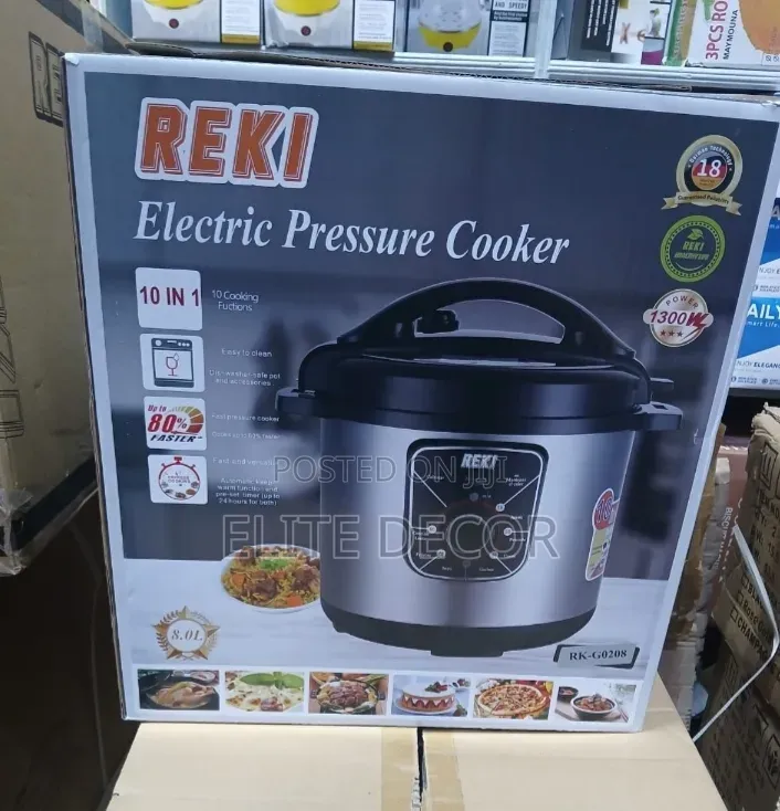 Reki 8l Electric Pressure Cooker – Multifunctional Digital Cooker