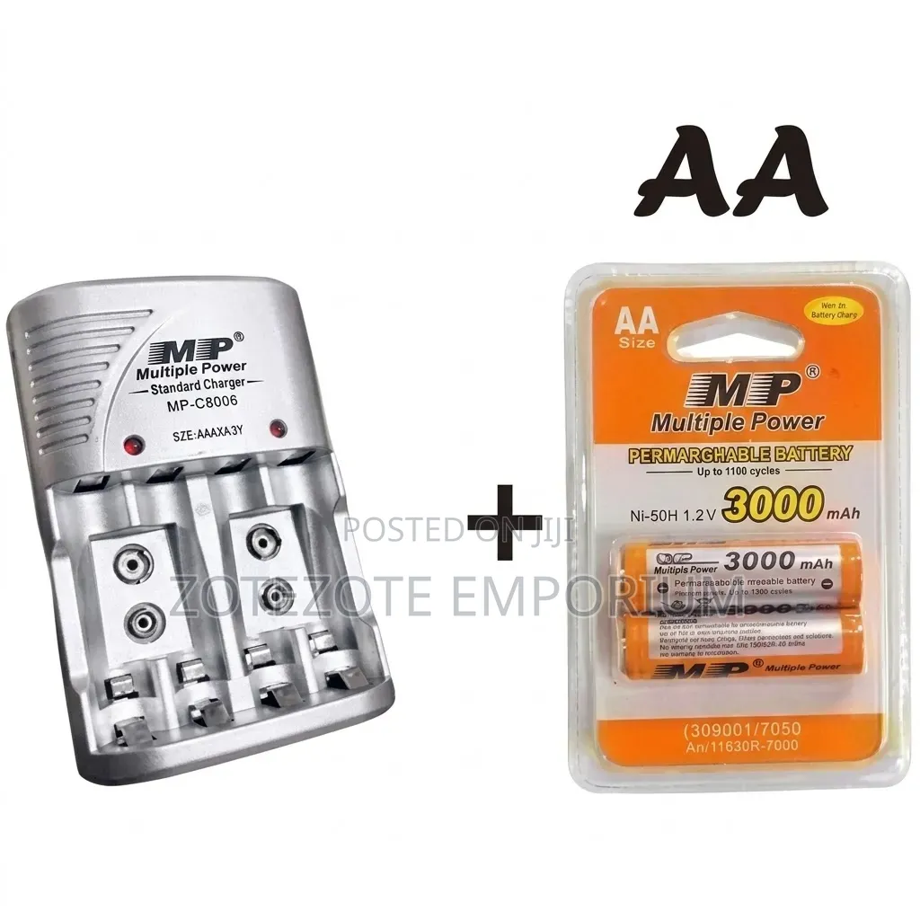 MP AA Rechargeable Battery+charger