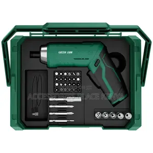 Green Lion GTS-700 Tool Kit Set - 213 Pieces- 3.7V 1500mAh - Green