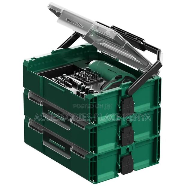 Green Lion GTS-700 Tool Kit Set - 213 Pieces- 3.7V 1500mAh - Green