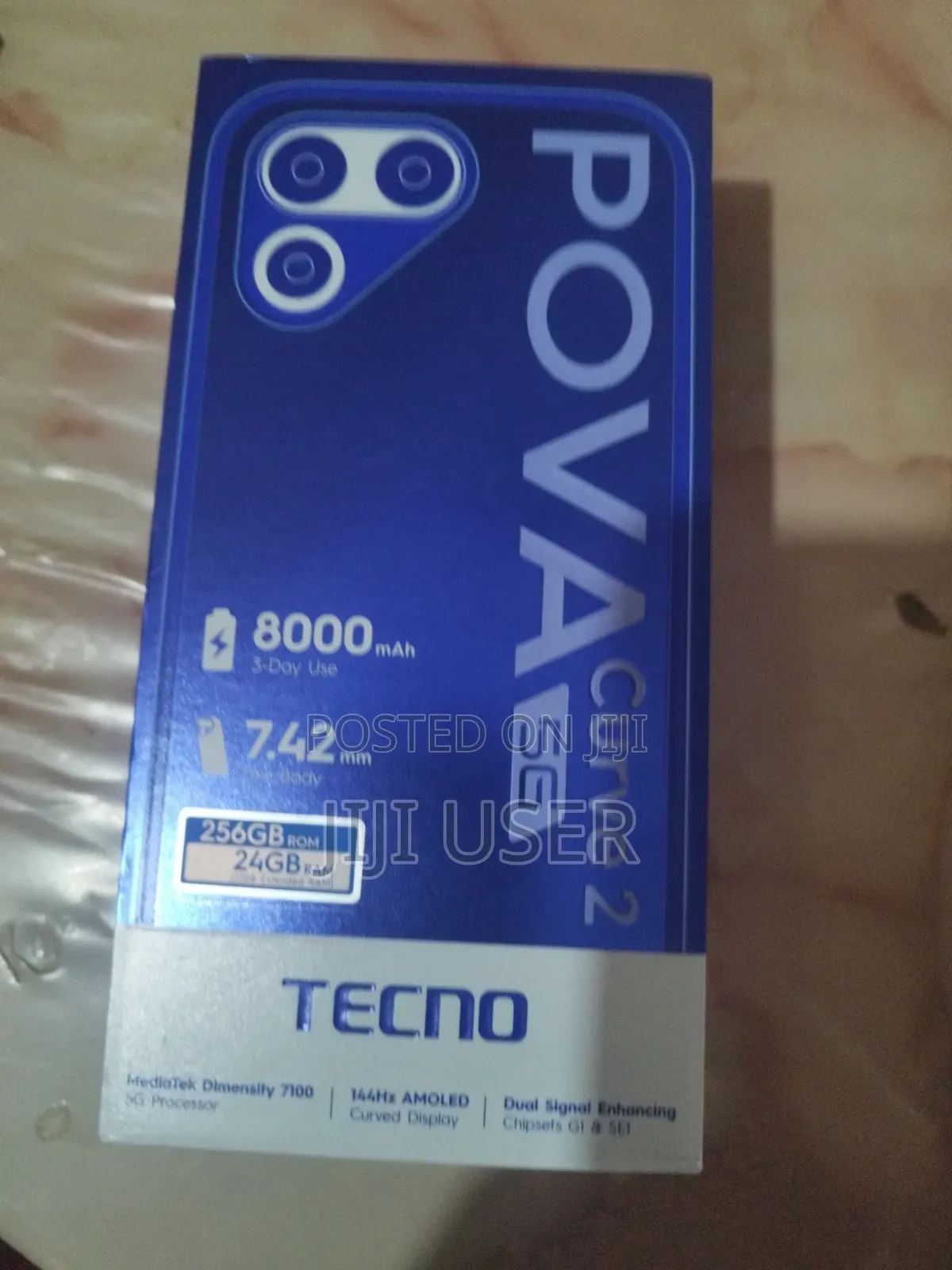 New Tecno Pova Curve 2 256 GB Silver