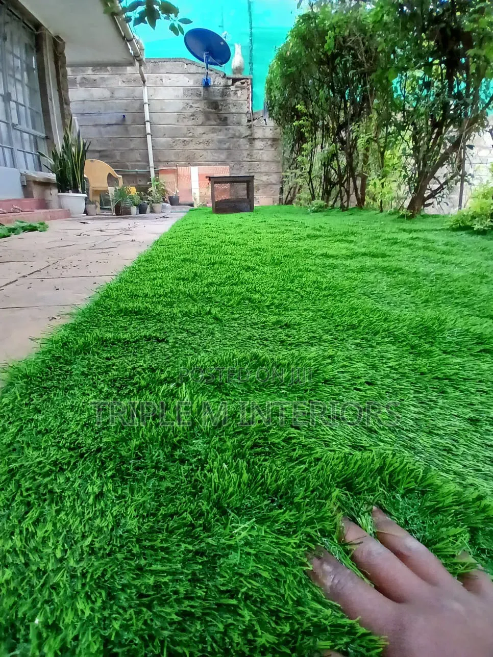 Quality 50mm Artificial Grass Carpets for Homes, Playing Grounds