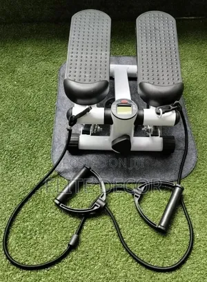 Mini Stepper With Resistance Bands – Full Body Home Workout