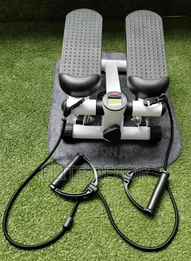 Mini Stepper With Resistance Bands – Full Body Home Workout