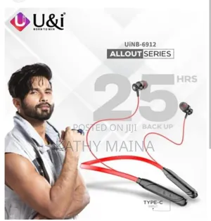 U&I Jackpot Series Wireless Neckband Earphones Bluetooth,12H Battery,