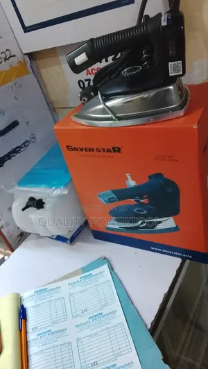 Industrial Silver Star Iron Box