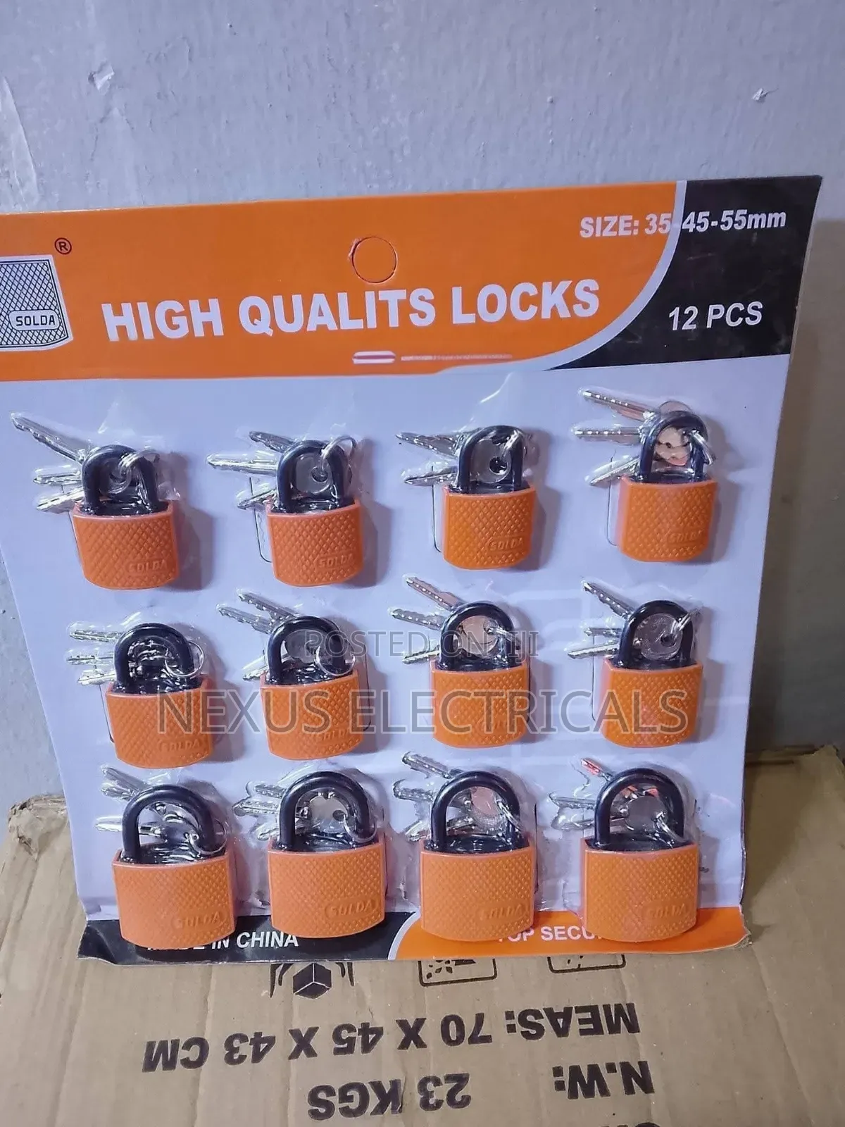 Solda 12 Set Padlocks