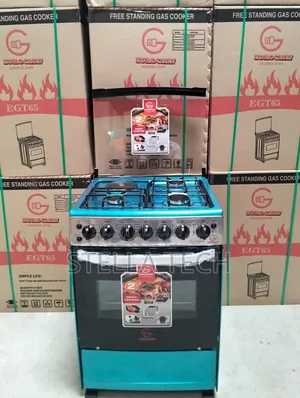 60*65 Eurochef Free Standing 3 Gas Burner +1 Electric Cooker