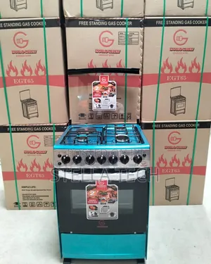 60*65 Eurochef Free Standing 3 Gas Burner +1 Electric Cooker