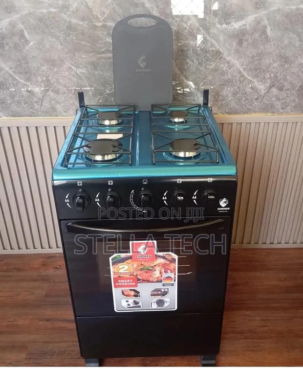 Euroken Full Gas Euro-55-4g Auto Ignition With Free Chopping Board