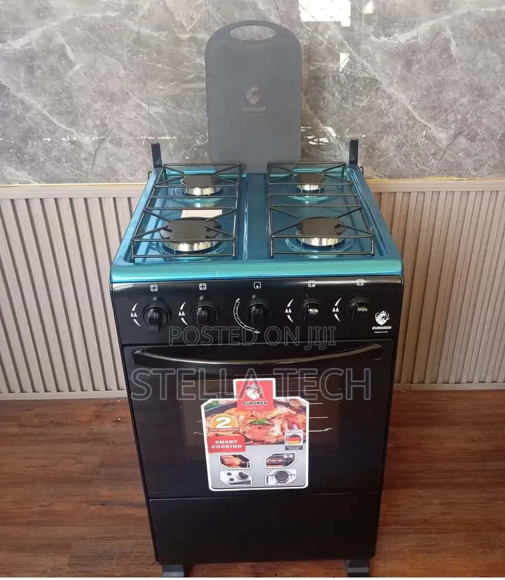 Euroken Full Gas Euro-55-4g Auto Ignition With Free Chopping Board