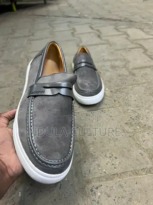 Berluti//Santoni Suede Loafers Rubber Soles