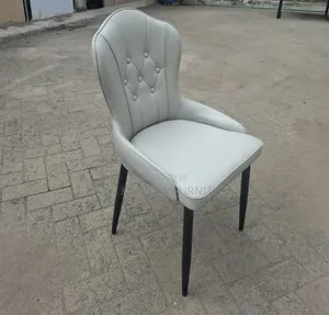 Tufted Leather Dining Chairs