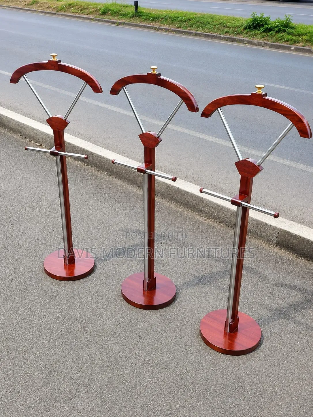 Wooden Valet Suit Stand