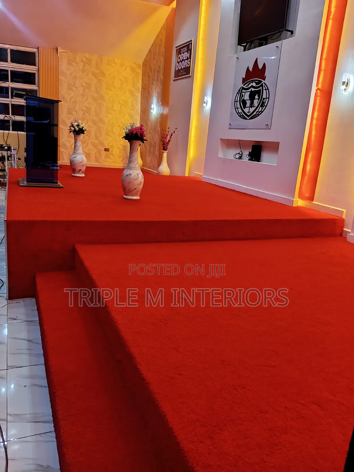 Premium Quality 10mm VIP Çarpet for Modern Churches,offices,boardroom