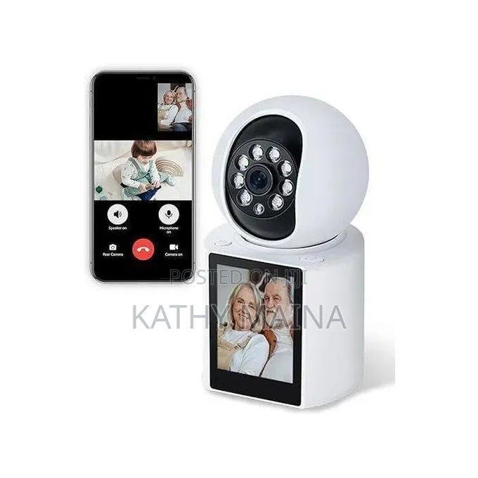 Video Calling Smart WIFI Camera 2.4 Inch Screen  Detect Two Way Video