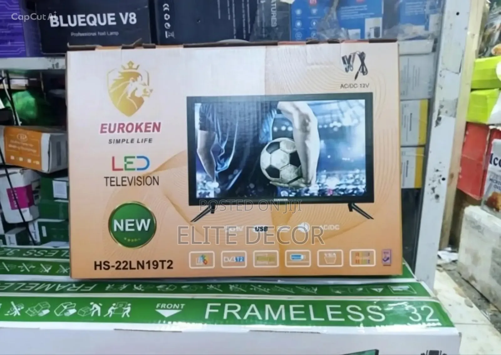Euroken 22" Digital LED TV – AC/DC 12V | HS-22LN19T2