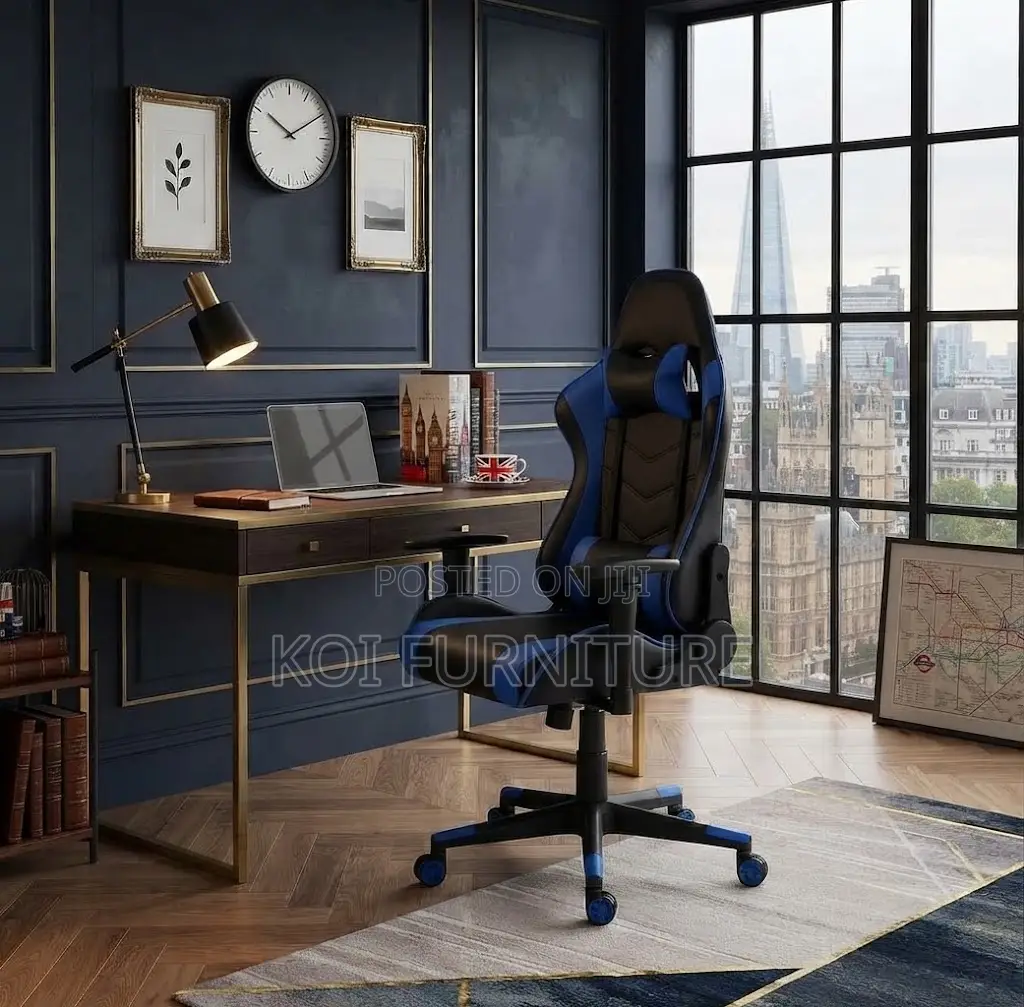 Office Chairs; High Back Reclining Studio Chairs With Pillow Rest