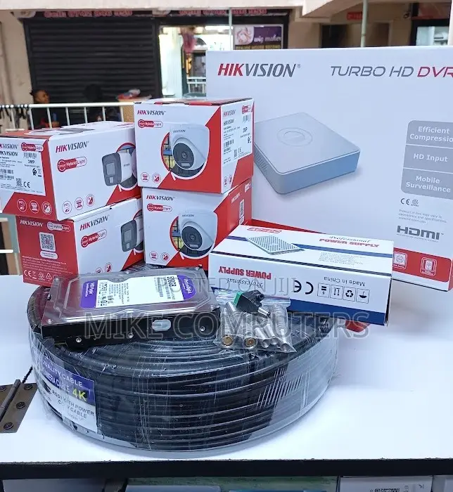 Hikvision 4 CCTV 1080p Smart Hybrid 4 Channel DVR With 50m Cable