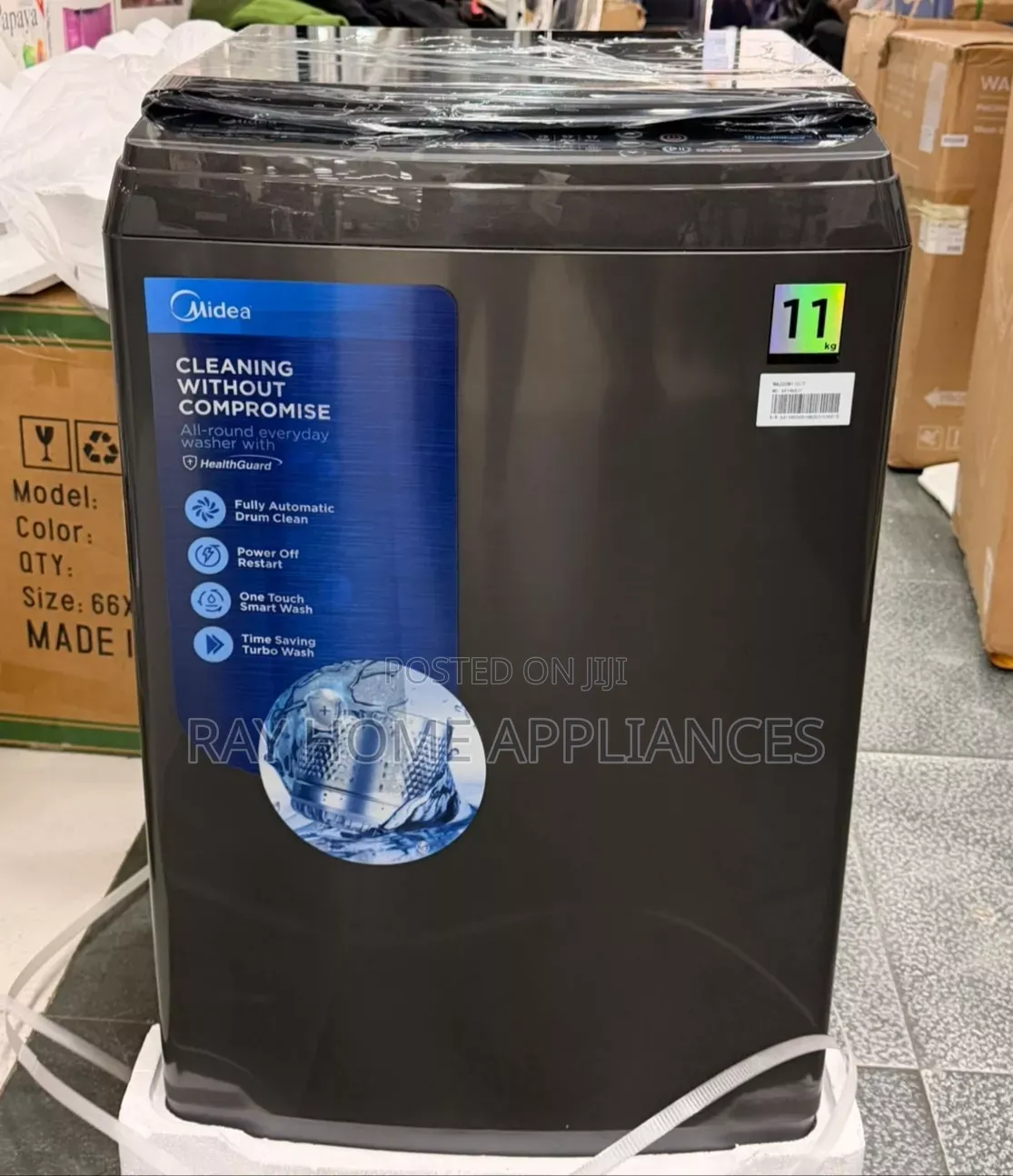 Midea 11kg Top Load Fully Automatic Washing Machine(MA200W110/T)
