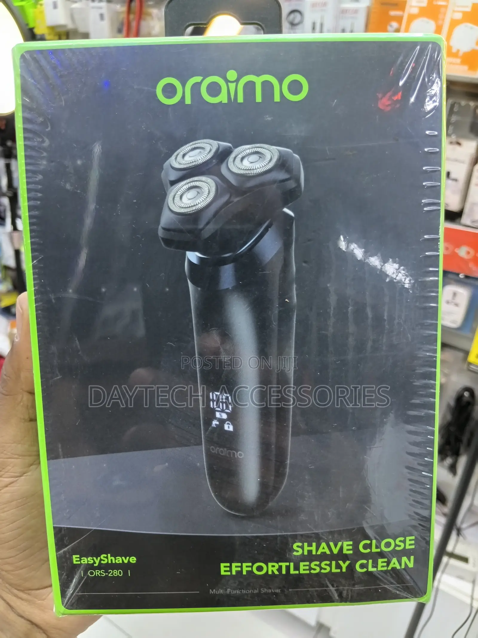 The Oraimo EasyShave ORS-280 Rechargeable Rotary Electric Shaver