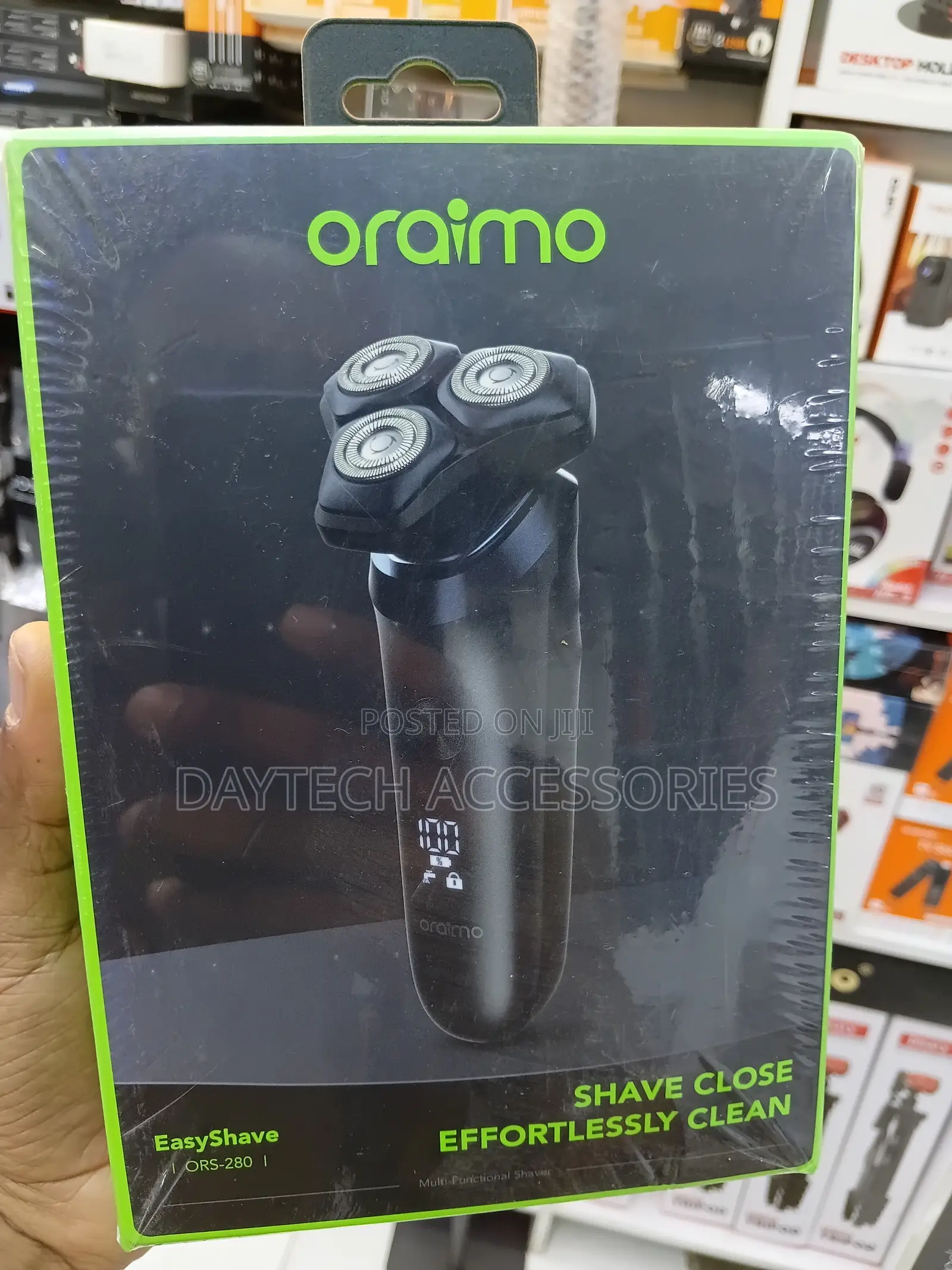 The Oraimo EasyShave ORS-280 Rechargeable Rotary Electric Shaver