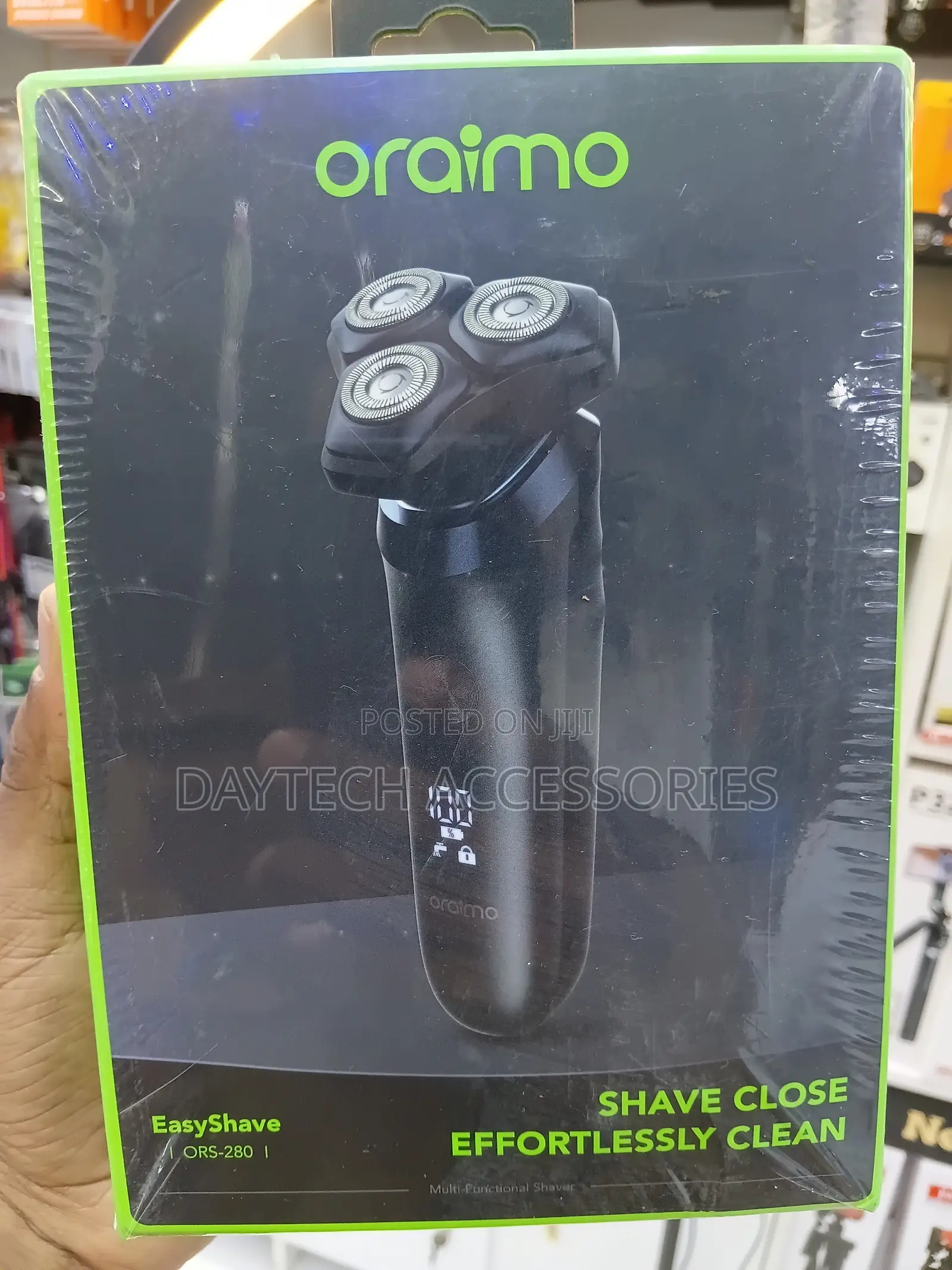 The Oraimo EasyShave ORS-280 Rechargeable Rotary Electric Shaver