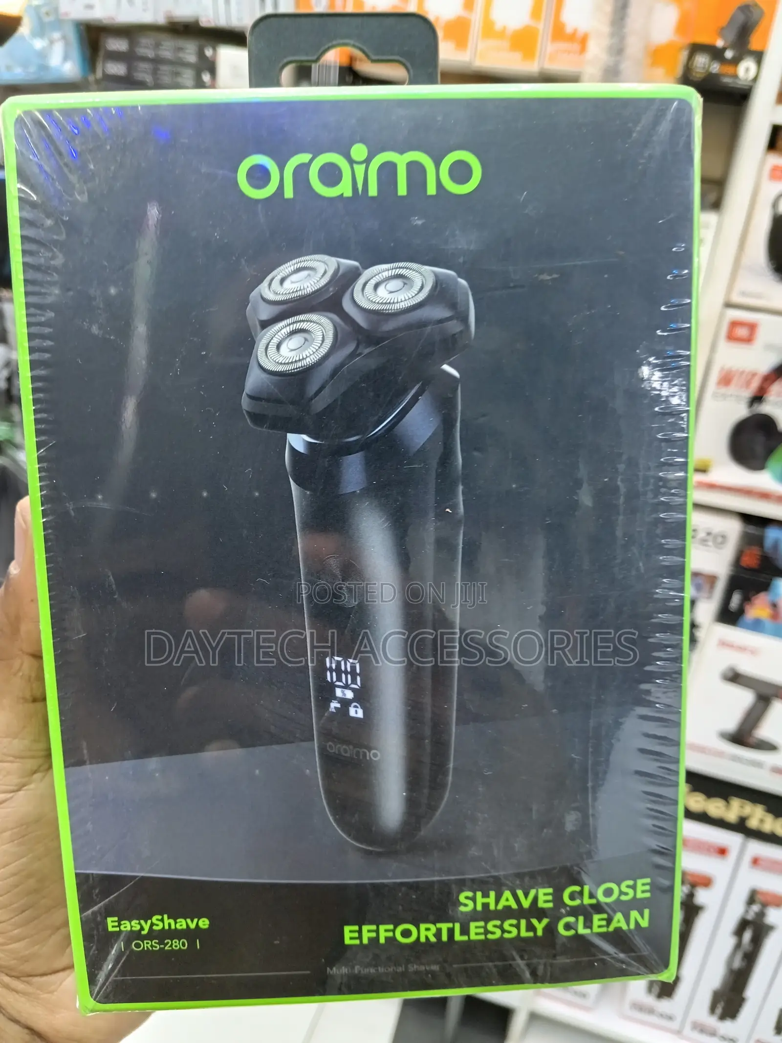 The Oraimo EasyShave ORS-280 Rechargeable Rotary Electric Shaver