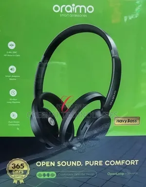 Oraimo OpenLoop OPN-670N Open-Ear Wireless Headphones 50Hrs Playtime