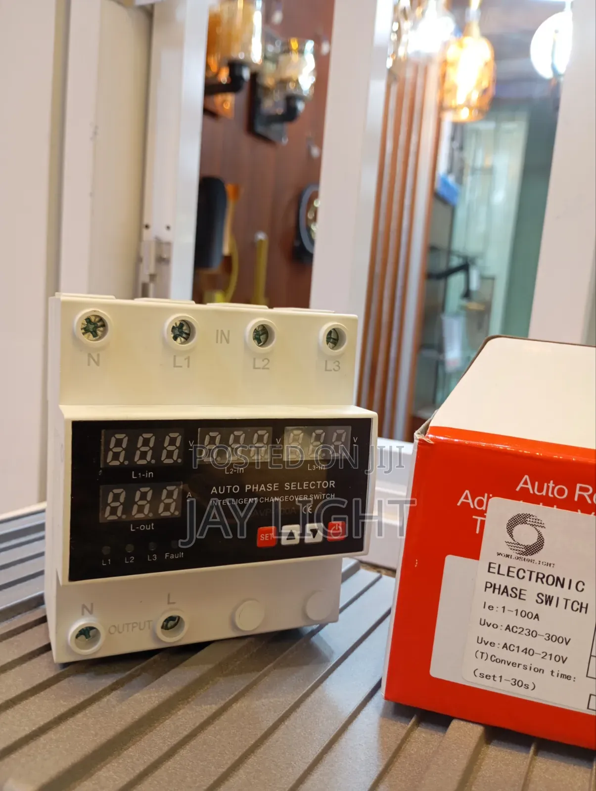 100A Automatic Phase Changeover Switch Three Phase Selector